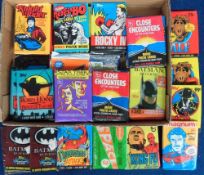 Trade cards, a collection of 50+ unopened packets, of gum cards from various series, some with