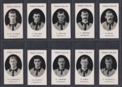 Cigarette cards, Taddy, Prominent Footballers (No Footnote), Portsmouth (set, 15 cards) (gd/vg)