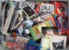 Trade cards, a similar accumulation of modern trading cards, many different issuers & series with