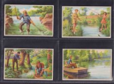 Trade cards, Holland, H. Maes Rommens, Fishing, 'L' size (set, 50 cards) (vg)