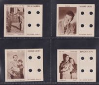 Trade cards, Dinkie Grips, 2 sets, Paramount Pictures Eighth Series (24 cards) & Stars & Starlets