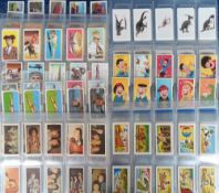 Trade cards, Bassett / Barratt's, a collection of 11 sets inc. Secret Island, Dinosaurs &