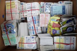 Trade stickers, Football, a vast accumulation of stickers with duplication throughout, mostly Merlin