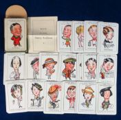 Trade cards, Andrews Liver Salts, Happy Families (set, 40 cards in original packet) (lid of packet