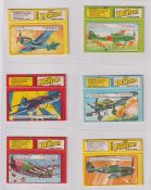 Sweet cigarette packets, Barratt's, a selection of packets from 2 different series, Sky Fighters (