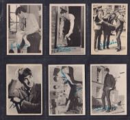 Trade cards, A&BC Gum, Beatles, (b/w), 'X' size (59/60 missing no 2) (most with sl age toning, gen