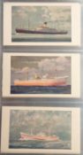 Trade cards, F. Warne & Co, Observer Picture Cards, Ships (set, 32 cards) (vg)