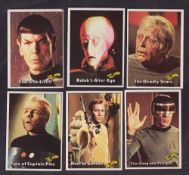Trade cards, Topps, Star Trek, Captain's Log, 1976 (set, 72 cards) (gd/vg)