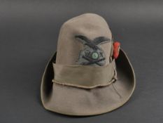 Chapeau de grande tenue dÕadjudant du 1er Regiment des Chasseurs Alpins italien. Warrant officerÕs h