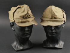 Deux coiffures modele 42 tropicale. Two hairstyles model 42 tropical. 