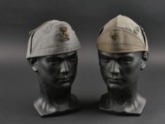 Bonnets de police italien. Italian police hats