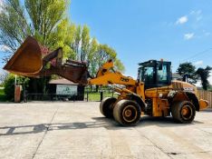 Case 712d 4wd Loading Shovel C/W Boom Extender & Tip Toe Bucket