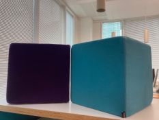 pouffe multi coloured