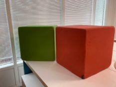 pouffe multi coloured