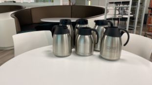 Lot Of 6 Hot Water Jugs