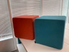 pouffe multi coloured
