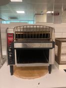 Conveyor toasting machine