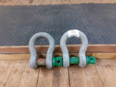 A pair of shackles