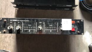 Amplifier x3 stereo electronic crossover