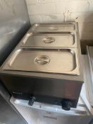 Blizzard 3 pot Bain Marie