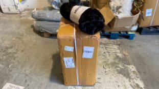 Box Of 10 Black Mink Blankets
