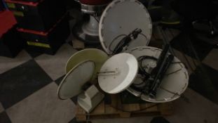 Pallet Of Prop Satelites