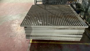 Pallet Of Mesh Flooring Squares