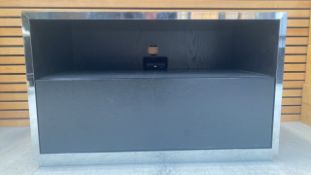 Black Wooden Storage Unit