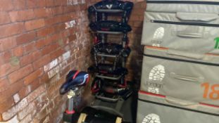 Rack Including Weighted Bags