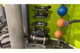 Rack With Weighted Bags