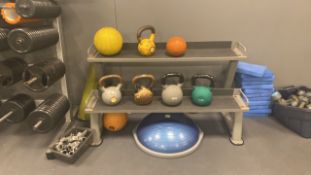 Kettle Bells with Rack