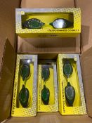 Green Performance Swim Goggles X1