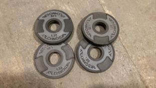 Technogym 1.25kg Weight Plate X4