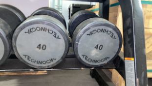 Technogym 40kg Dumbbell X2