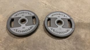 Technogym 10kg Weight Plate X2