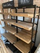 Double shelving unit