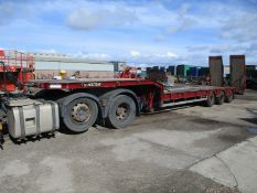 2011 King GTS 44 step frame trailer MOT March 23 drum brakes low loader plant
