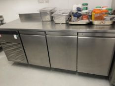 Foster 3 Door Bench Fridge