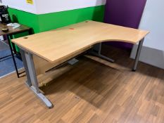 Oak Effect RH Office Desk