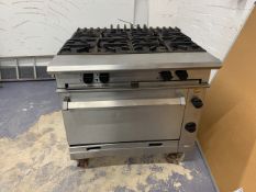 Stainless Steel I dustril Four Burner Gas Cooker