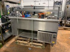 Stainless Steel Chiller Cabinet with Ban Marie