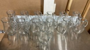 13 x Glass Jugs
