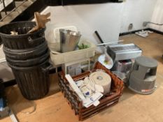 Assorted Cleaning Items and Fly Zapper