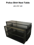 Police Shirt Table  - Set of two