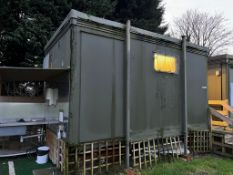 Pair of 2 units male and female toilet / shower blocks