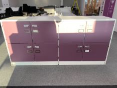 Dark Purple Locker Unit