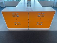 Orange Locker Unit