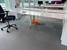 Bank of 4 Office Tables