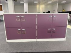 Dark Purple Locker Unit