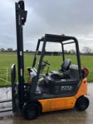 Still forklift truck.